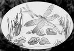 Oval Dragonfly Scene | (Static Cling) - Image 6