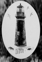 Oval Lighthouse | (Static Cling ) - Image 8