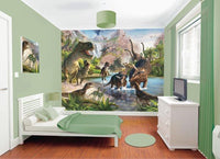 Dinosaur Land Wall Mural - Window Film World