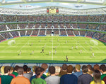 Football Crazy Wall Mural - Image 2