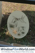 Oval Morning Glory Vertical | (Static Cling) - Image 8