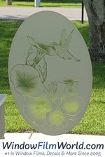 Oval Morning Glory Vertical | (Static Cling) - Image 6