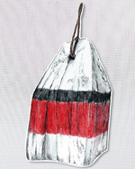 Buoy Wood Screensaver Magnet - Image 1