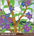 Biscayne See-Thru | Stained Glass Film (Static Cling) - Window Film World