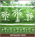 Palm Tree Etched Glass | Frost or Clear(Static Cling) - Window Film World