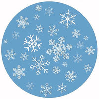 Snowflakes Screen Door Magnet (5.75" x 5.75") - Window Film World