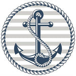 Anchor Glass Door Decal (5.75
