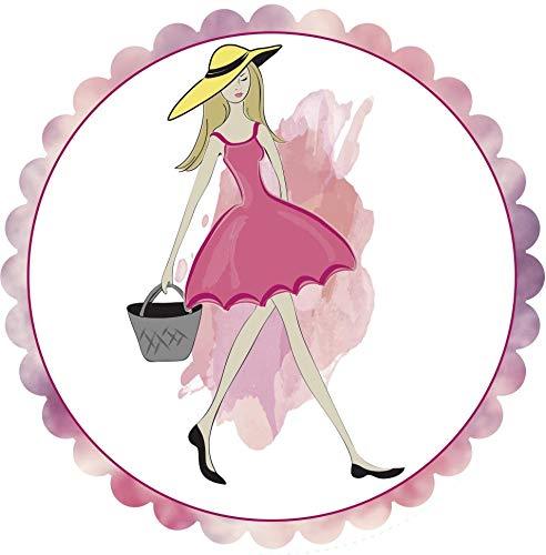 Fashion Girl  Screen Door Magnets (5.75