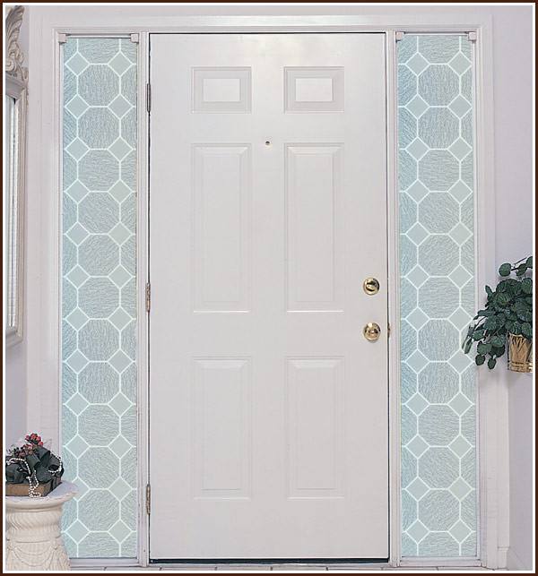 Chateau Glass Block Privacy Window Film (Static Cling) Window Film