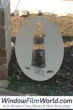 Oval Lighthouse | (Static Cling ) - Image 7