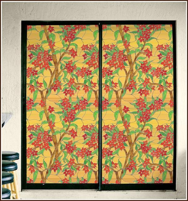 Mandalay Stained Glass Window Film| Privacy (Static Cling)