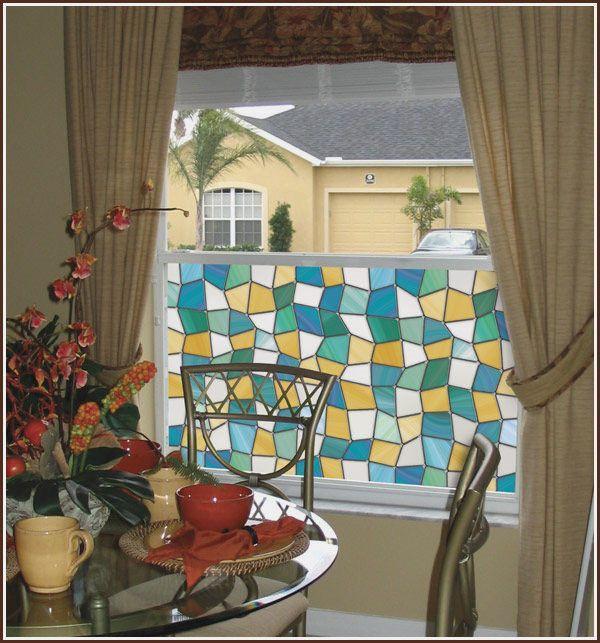 Mirage Stained Glass Window Film| Privacy (Static Cling) - Window Film World